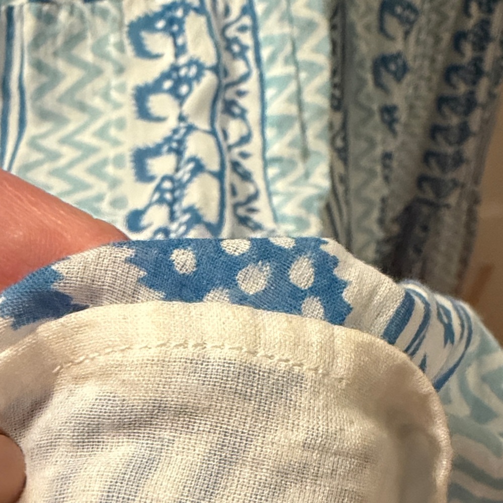 Oliphant Blue Patterned Halter Maxi Dress - Picture 9 of 9